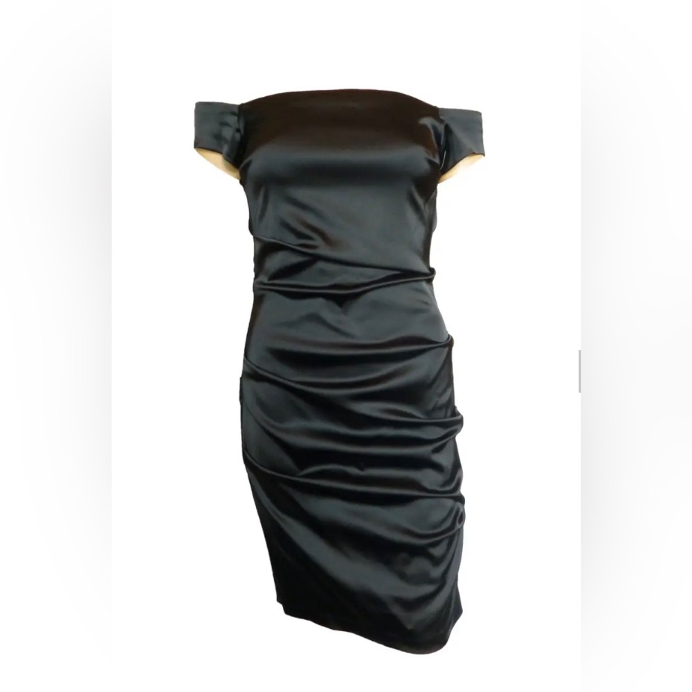 Betsy & Adam By Linda Bernell Black Dress Size 12